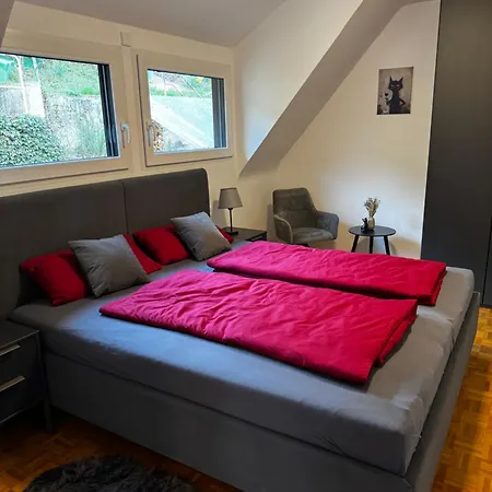 Ferienwohnung Moselblick Zell-Merl - Merllorca Dg Panoramablick & Parkplatz * Целль-ан-дер-Мозель
